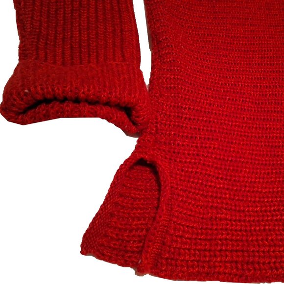 Women's Joe Fresh Sweater, 3/4 Length Sleeve, Red, XS - Picture 4 of 11